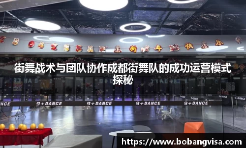 街舞战术与团队协作成都街舞队的成功运营模式探秘