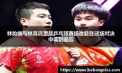 林昀儒与林高远激战乒乓球赛场谁能在这场对决中笑到最后