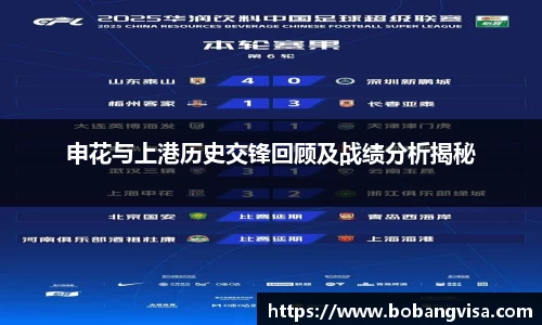申花与上港历史交锋回顾及战绩分析揭秘